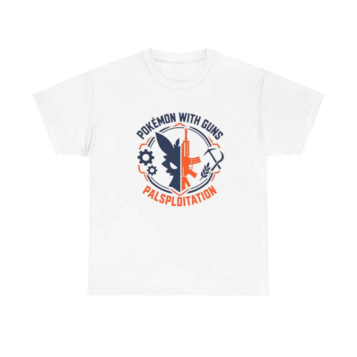 Palworld "Pokémon with Guns" Unisex Tee - alternate angle 2, merchandise