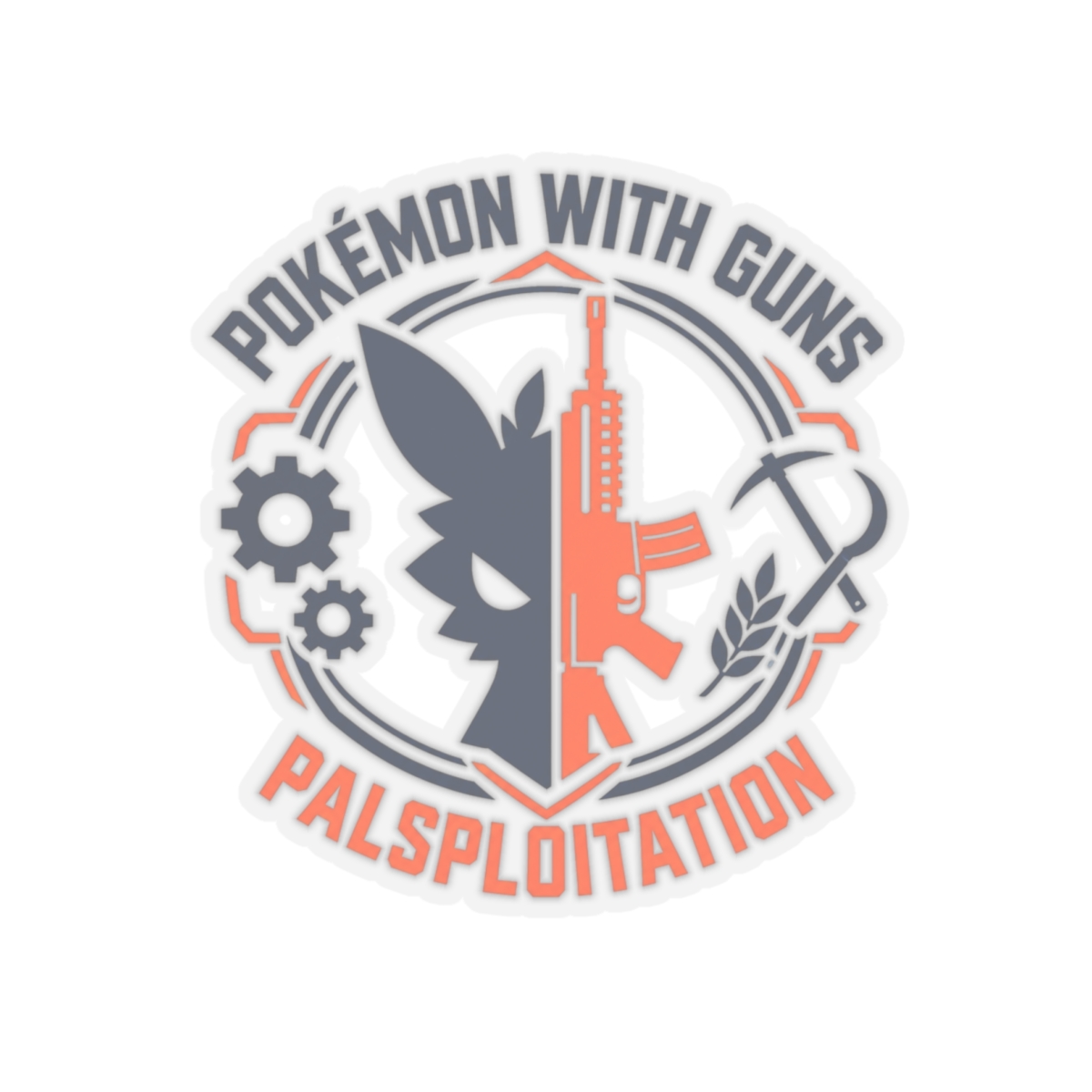 Palworld "Pokémon with Guns" Sticker