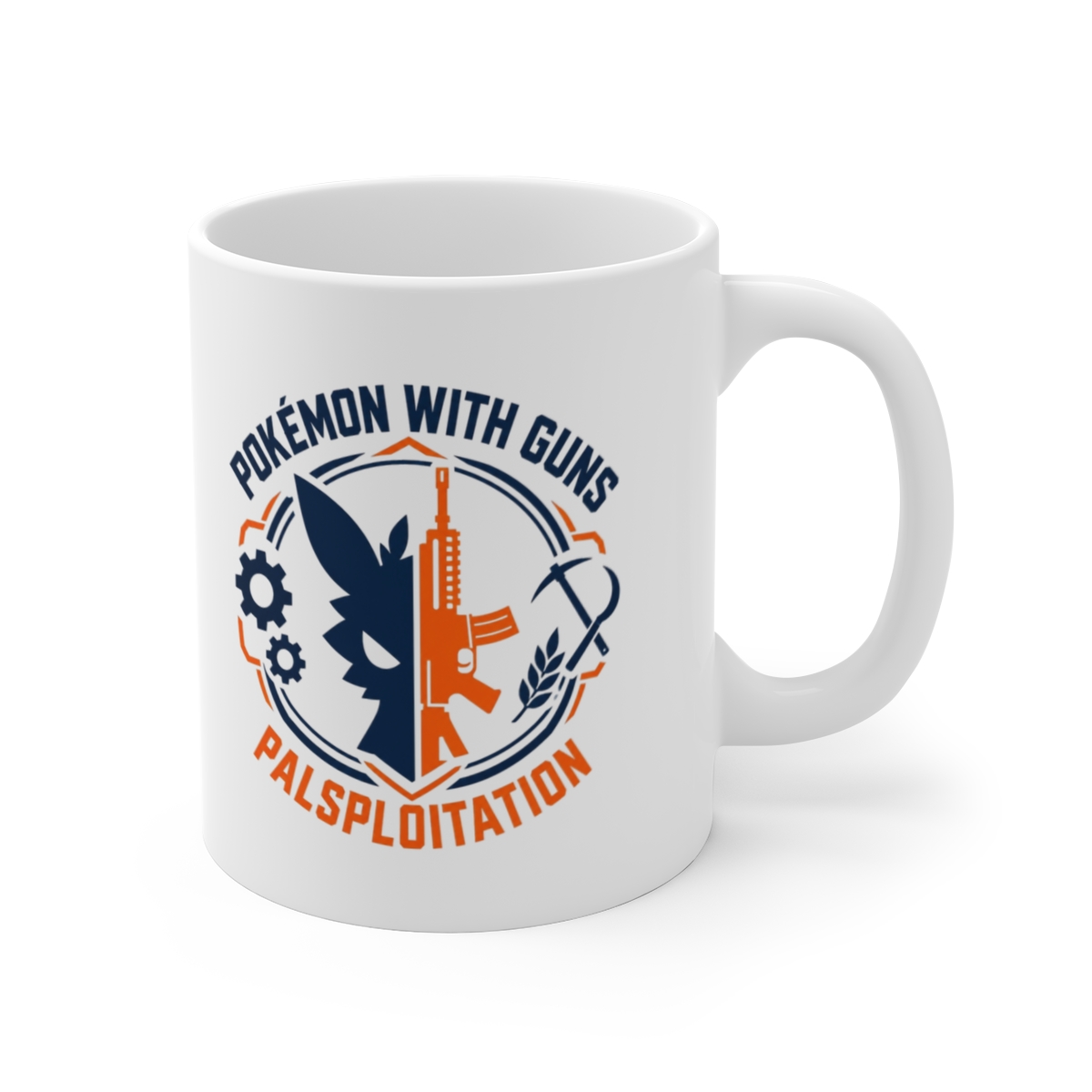 Palworld "Pokémon with Guns" White Mug