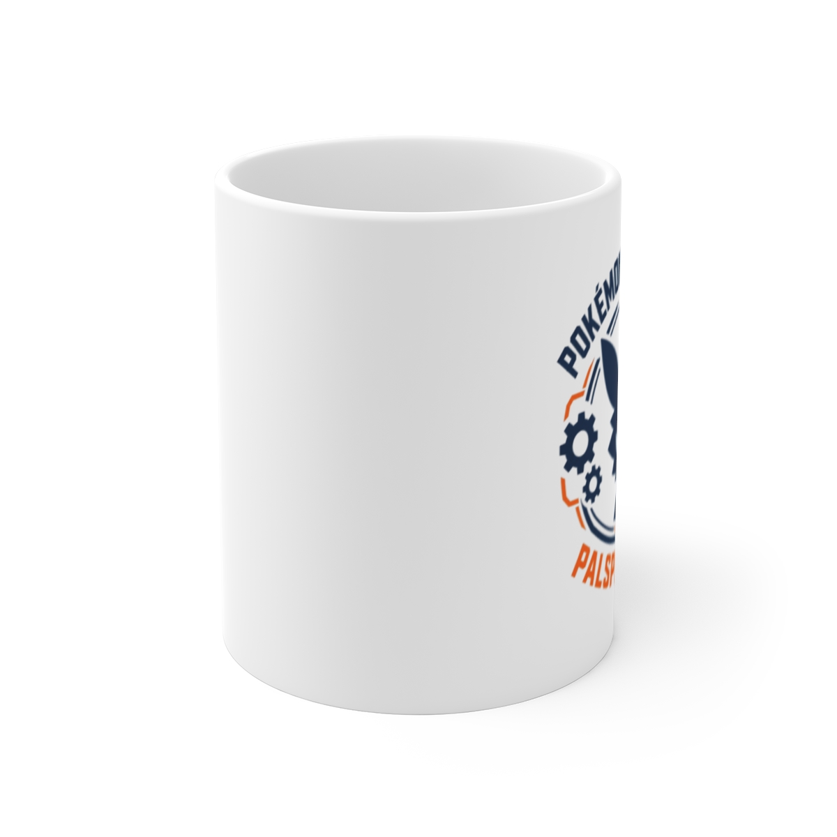 Palworld "Pokémon with Guns" White Mug - alternate angle 1, merchandise