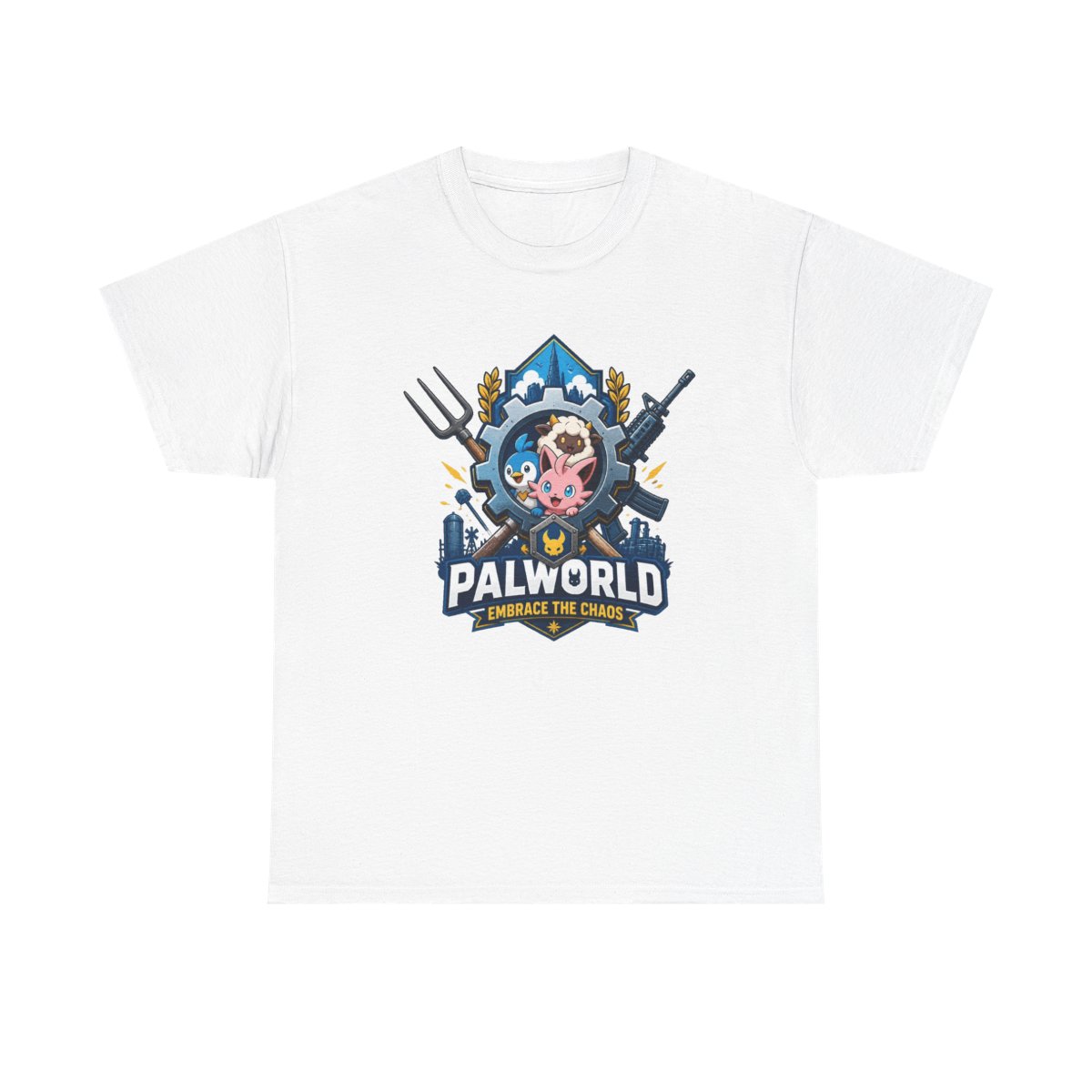 Palworld "Palworld: Embrace the Chaos" Unisex Tee - alternate angle 3, merchandise