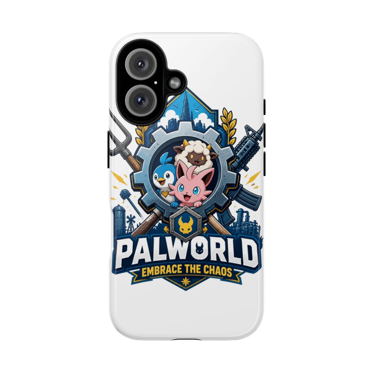 Palworld "Palworld: Embrace the Chaos" Phone Case - alternate angle 2, merchandise