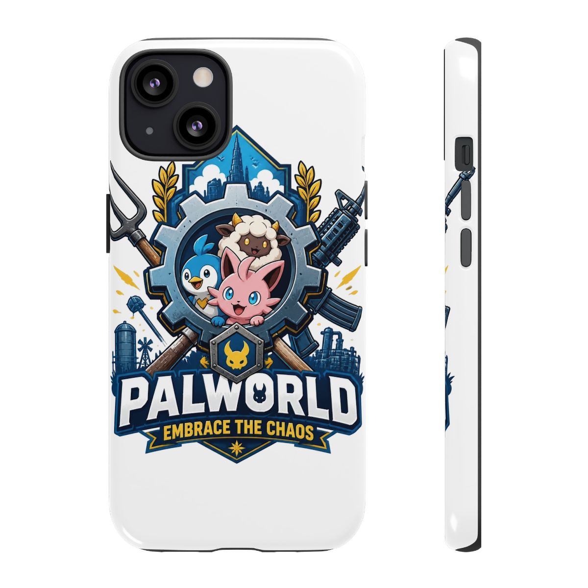 Palworld "Palworld: Embrace the Chaos" Phone Case - alternate angle 5, merchandise