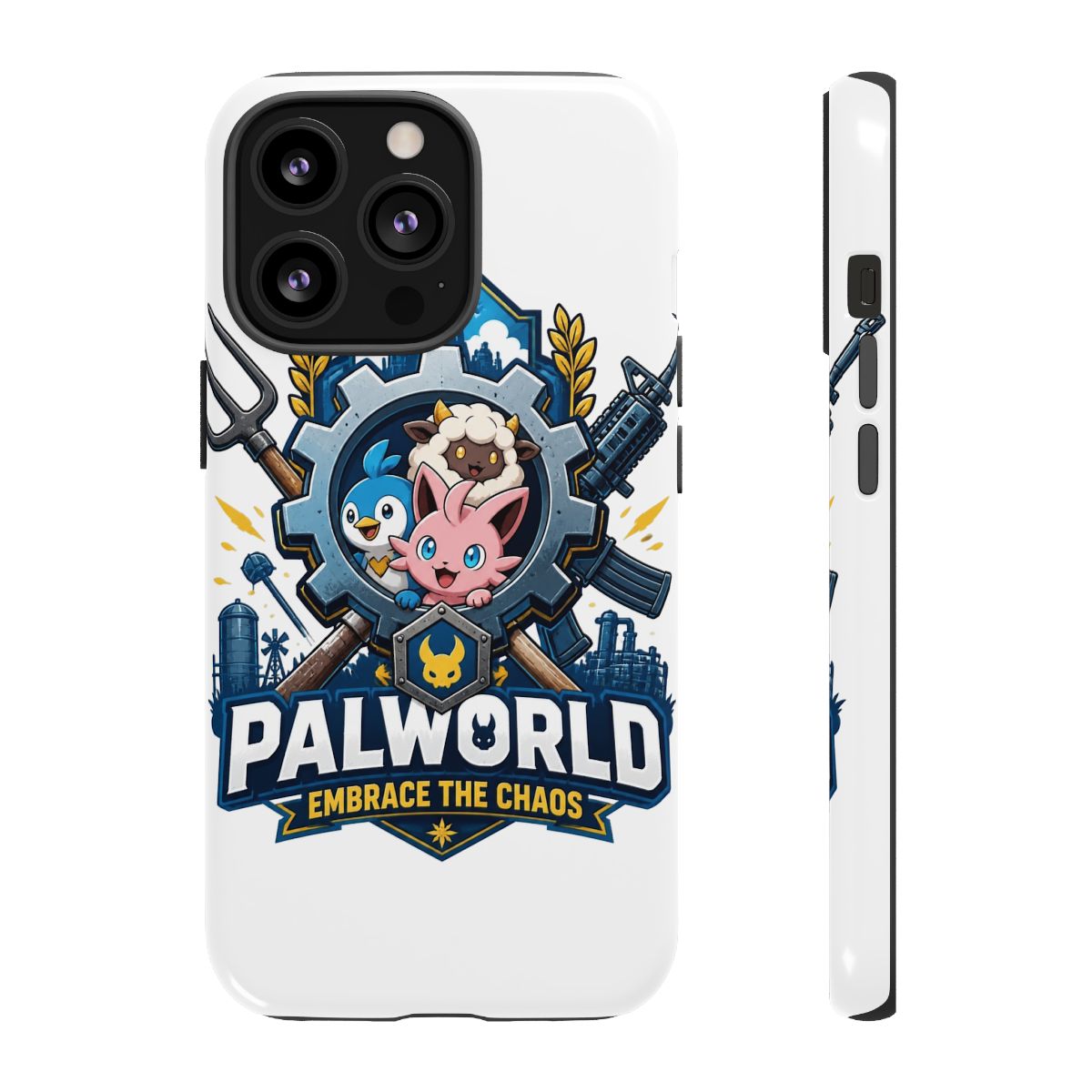 Palworld "Palworld: Embrace the Chaos" Phone Case - alternate angle 1, merchandise