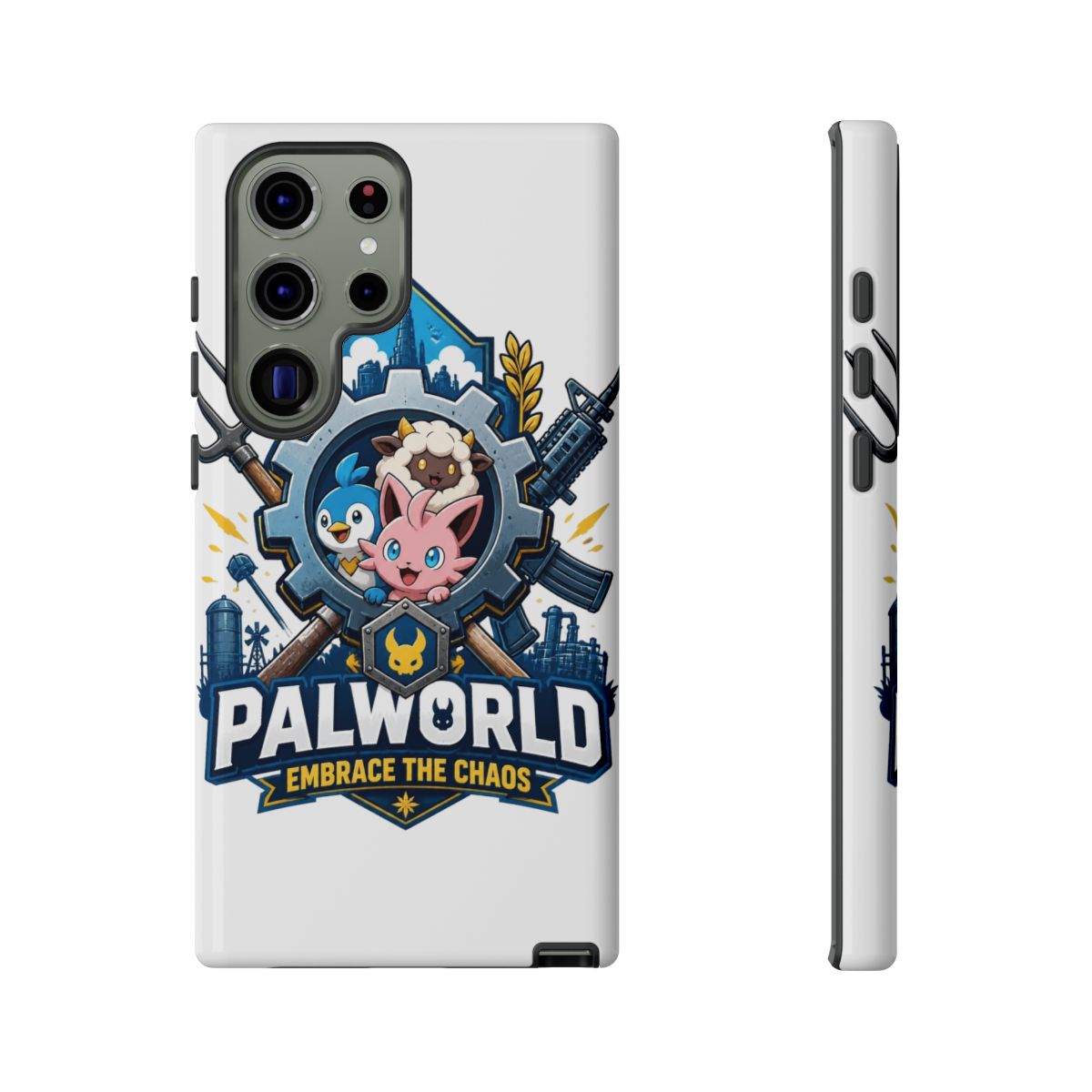 Palworld "Palworld: Embrace the Chaos" Phone Case - alternate angle 3, merchandise