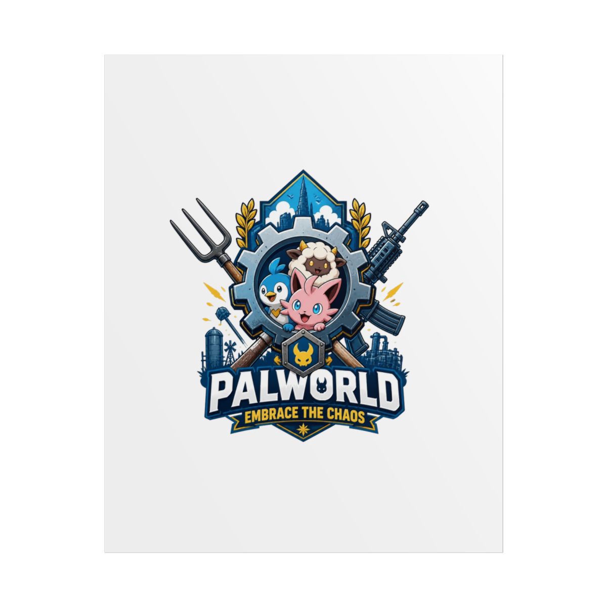 Palworld "Palworld: Embrace the Chaos" Poster - Official Posters & Wall Art merchandise