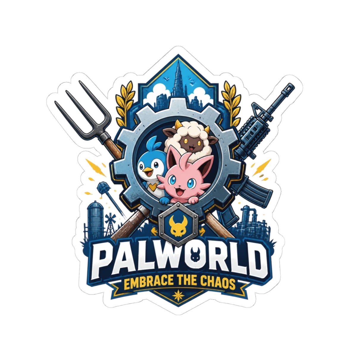 Palworld "Palworld: Embrace the Chaos" Sticker - Official Stickers merchandise