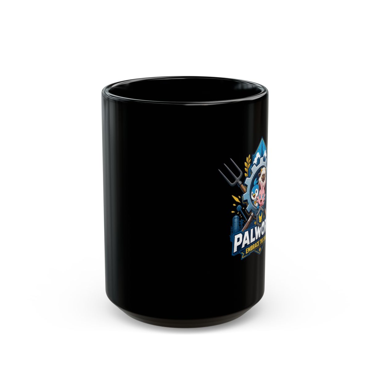 Palworld "Palworld: Embrace the Chaos" Black Mug - alternate angle 2, merchandise