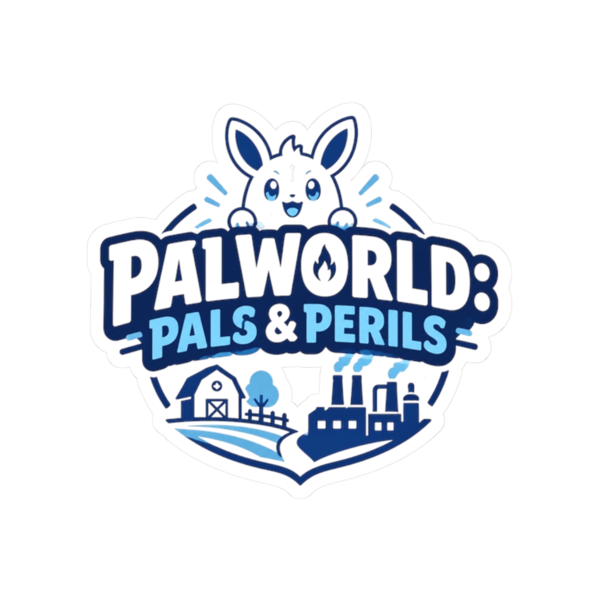Palworld "Palworld: Pals & Perils" Sticker - Official Stickers merchandise