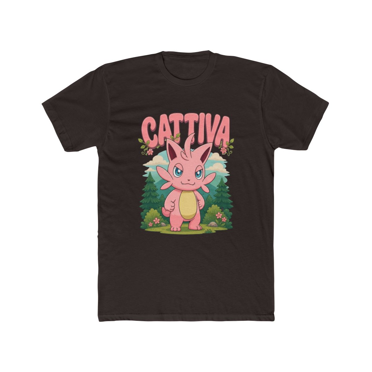 Palworld Cattiva Nature Scene Character Portrait V T Shirt - alternate angle 4, merchandise