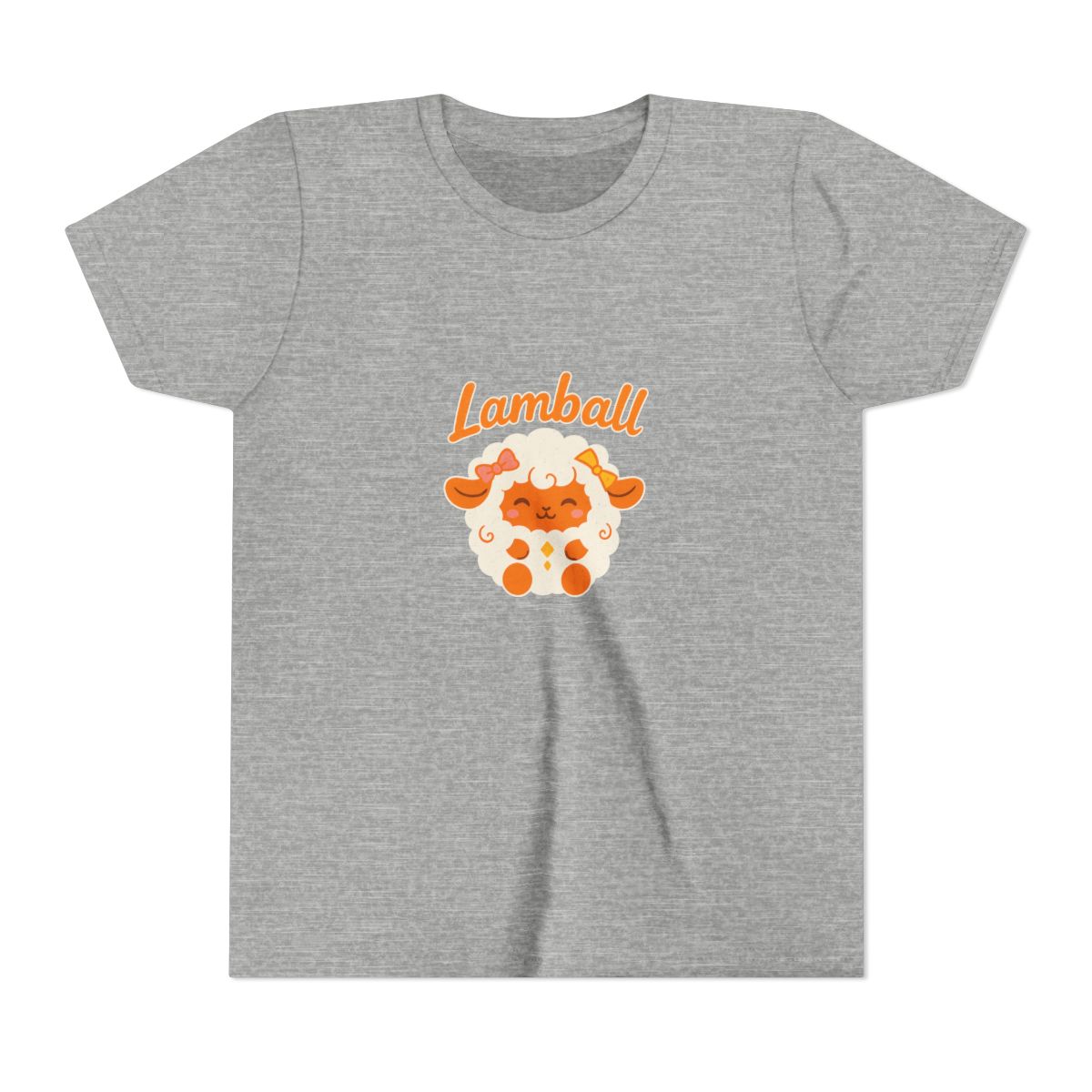 Adorable Lamball Palworld Creature Kids T-Shirt - alternate angle 4, merchandise