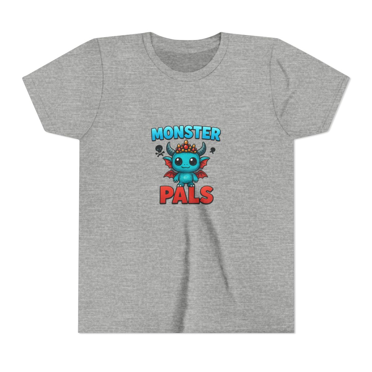 Adorable Monster Pals Graphic Kids T-Shirt - alternate angle 4, merchandise
