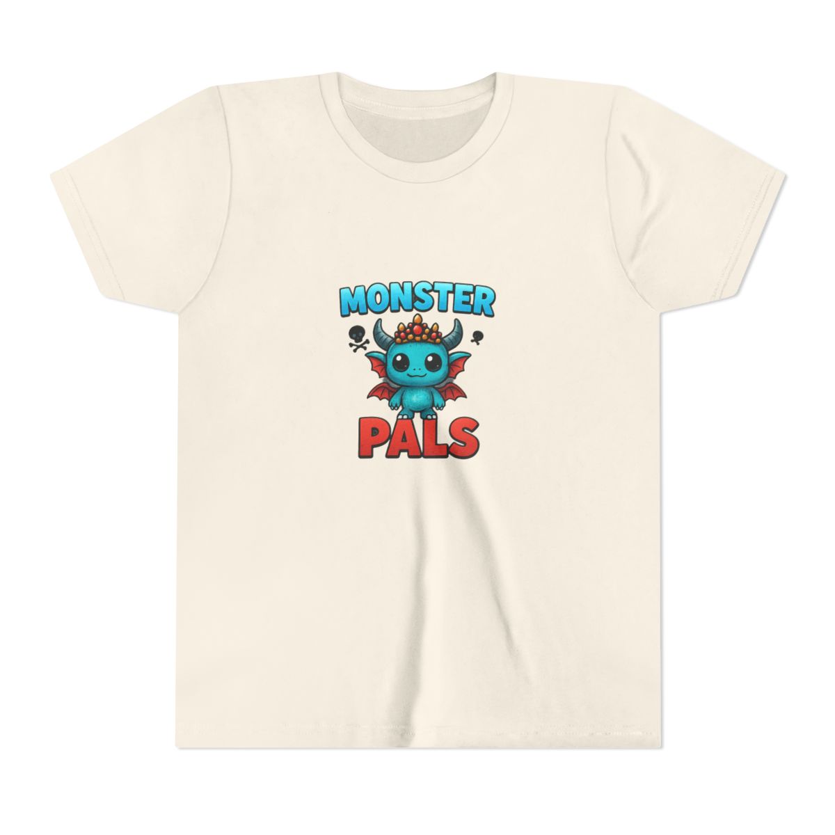 Adorable Monster Pals Graphic Kids T-Shirt - alternate angle 3, merchandise