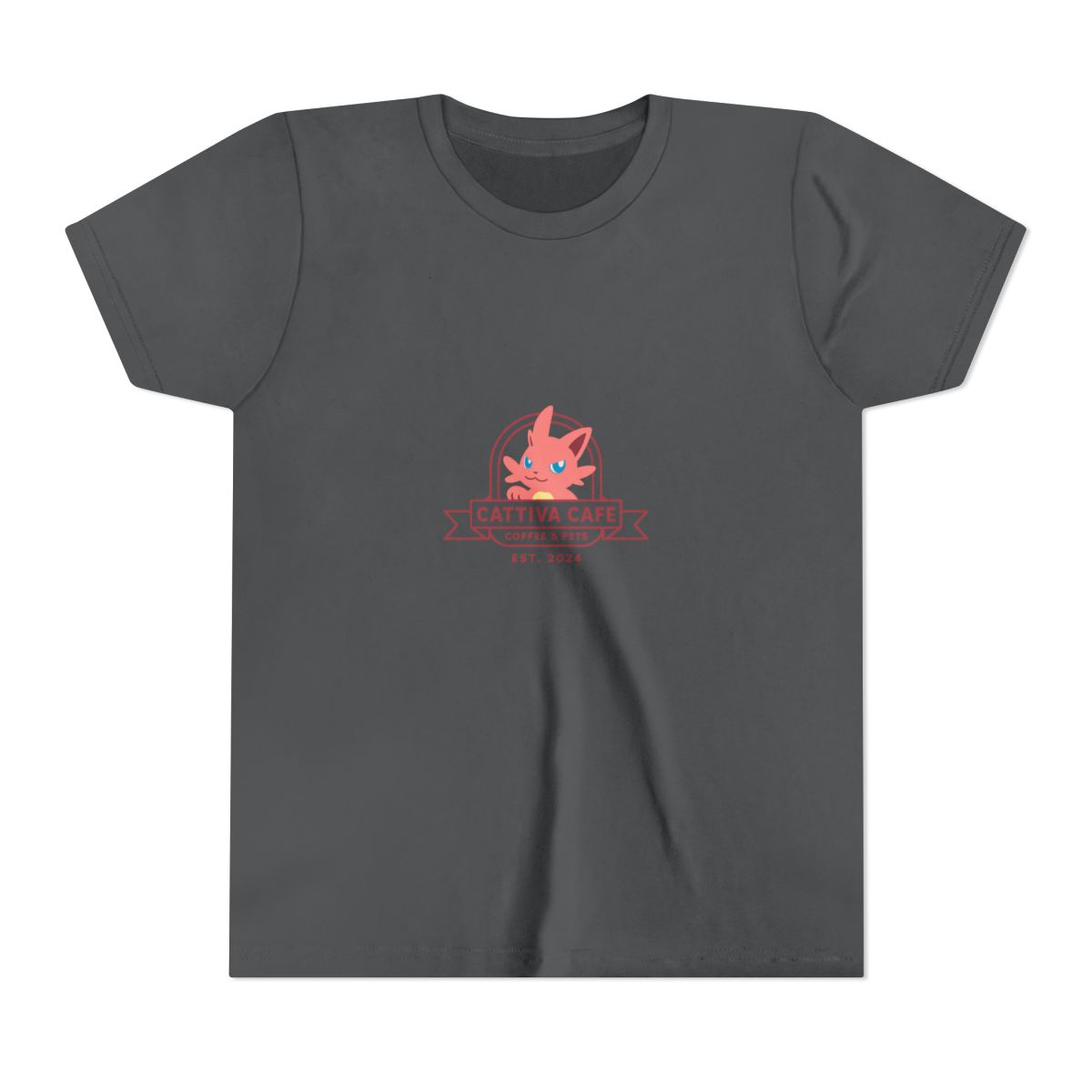 Cattiva Cafe Kids T-Shirt - alternate angle 5, merchandise
