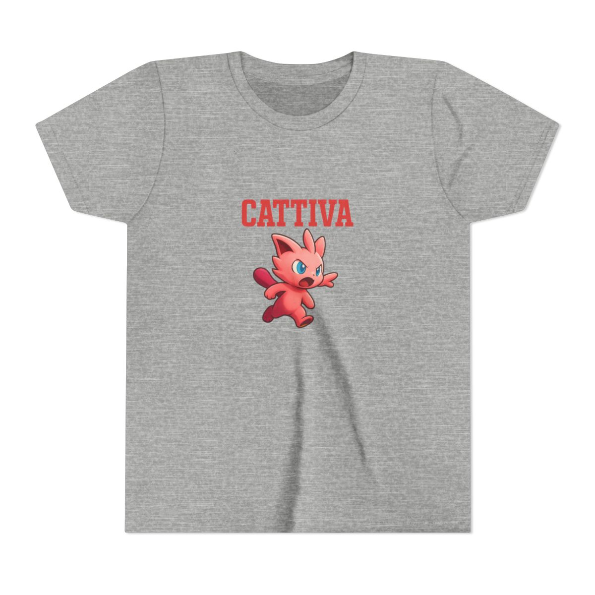 Cattiva Naughty Cat Graphic Kids T-Shirt