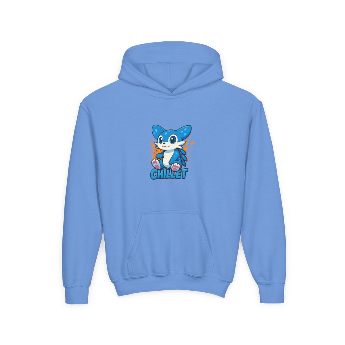 Chillet Palworld Merch Kids Hoodie | Pal Fan Gift Graphic Back Print - alternate angle 5, merchandise
