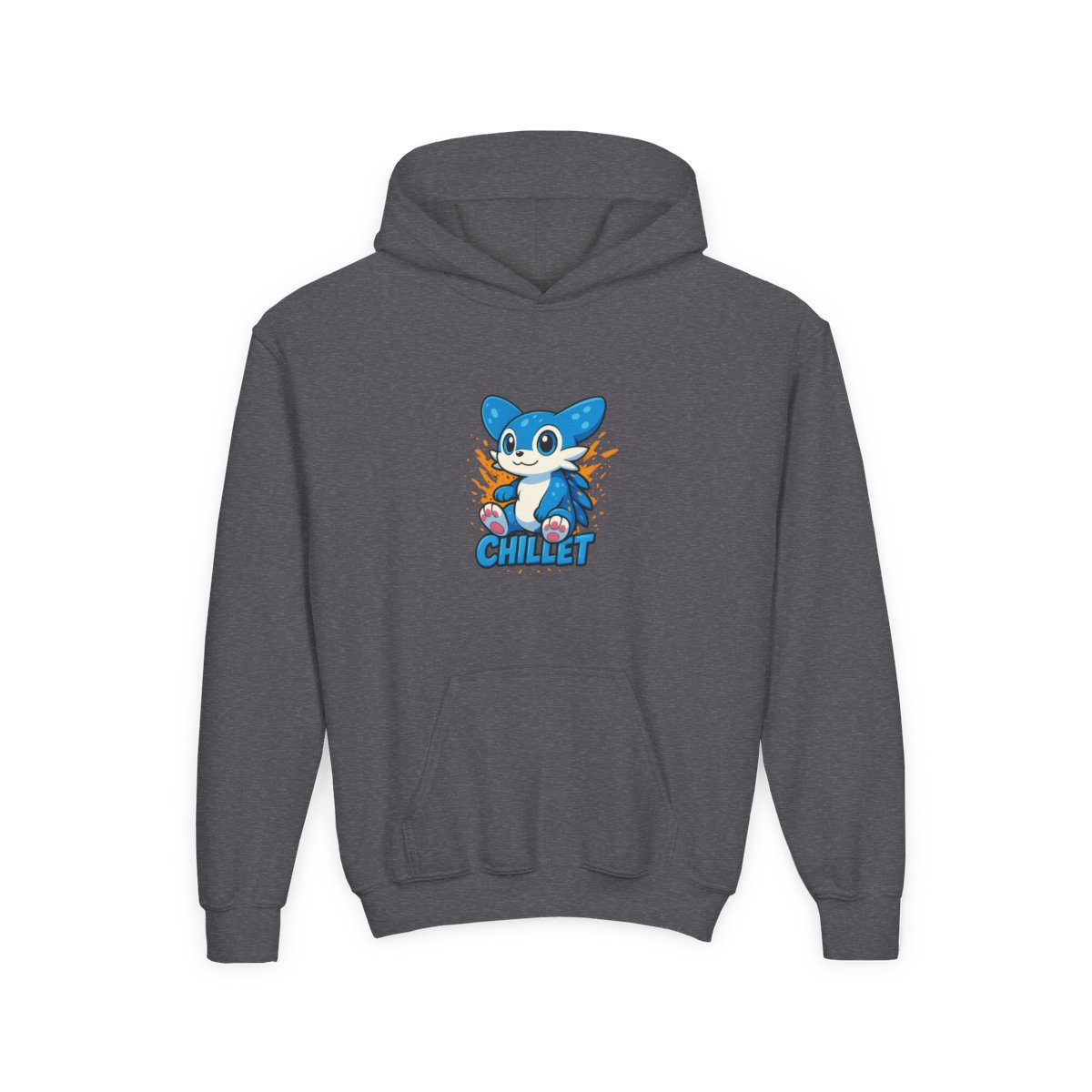 Chillet Palworld Merch Kids Hoodie | Pal Fan Gift Graphic Back Print - alternate angle 4, merchandise