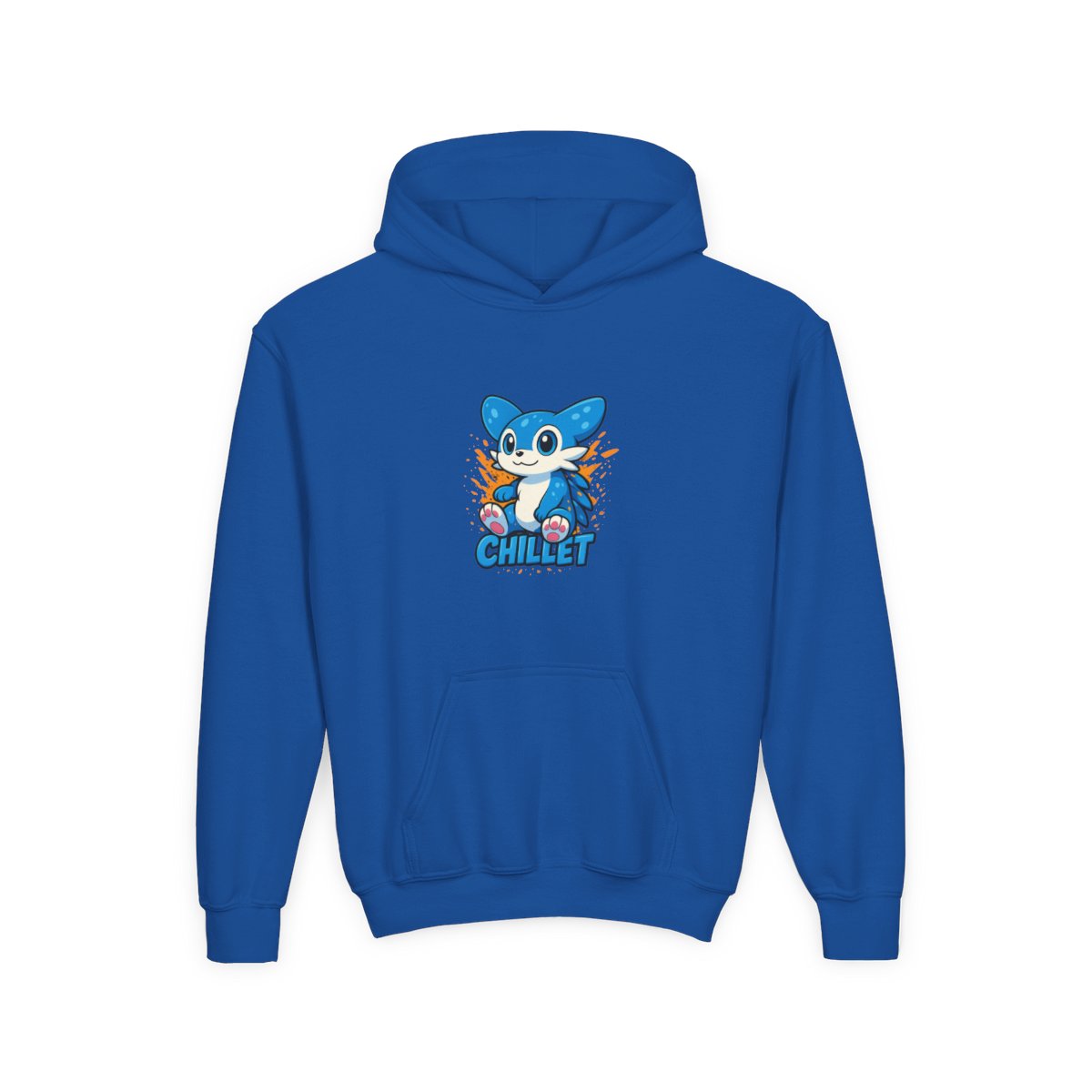 Chillet Palworld Merch Kids Hoodie | Pal Fan Gift Graphic Back Print - alternate angle 5, merchandise
