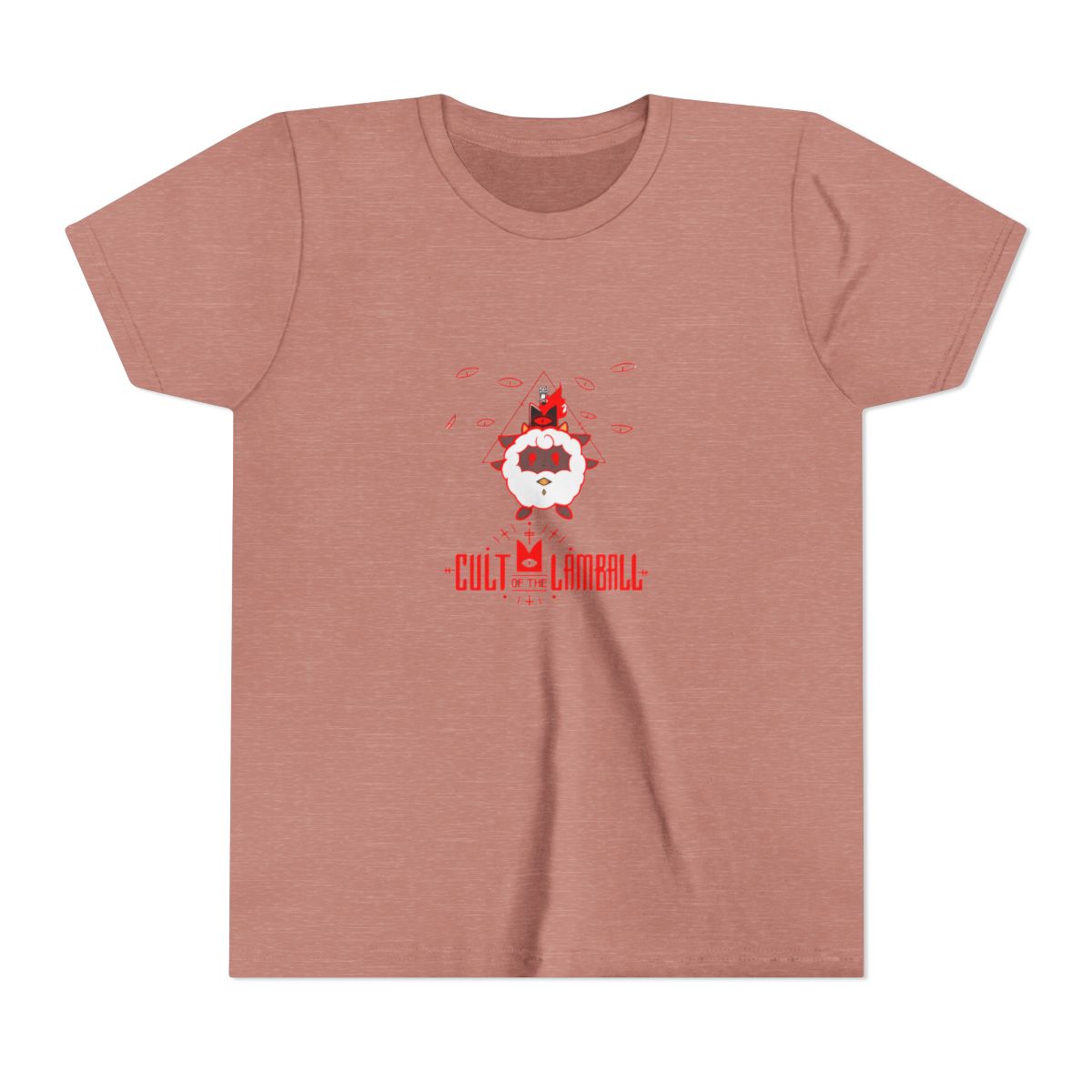 Cult of the lamball - Palworld crossover Kids T Shirt - alternate angle 2, merchandise