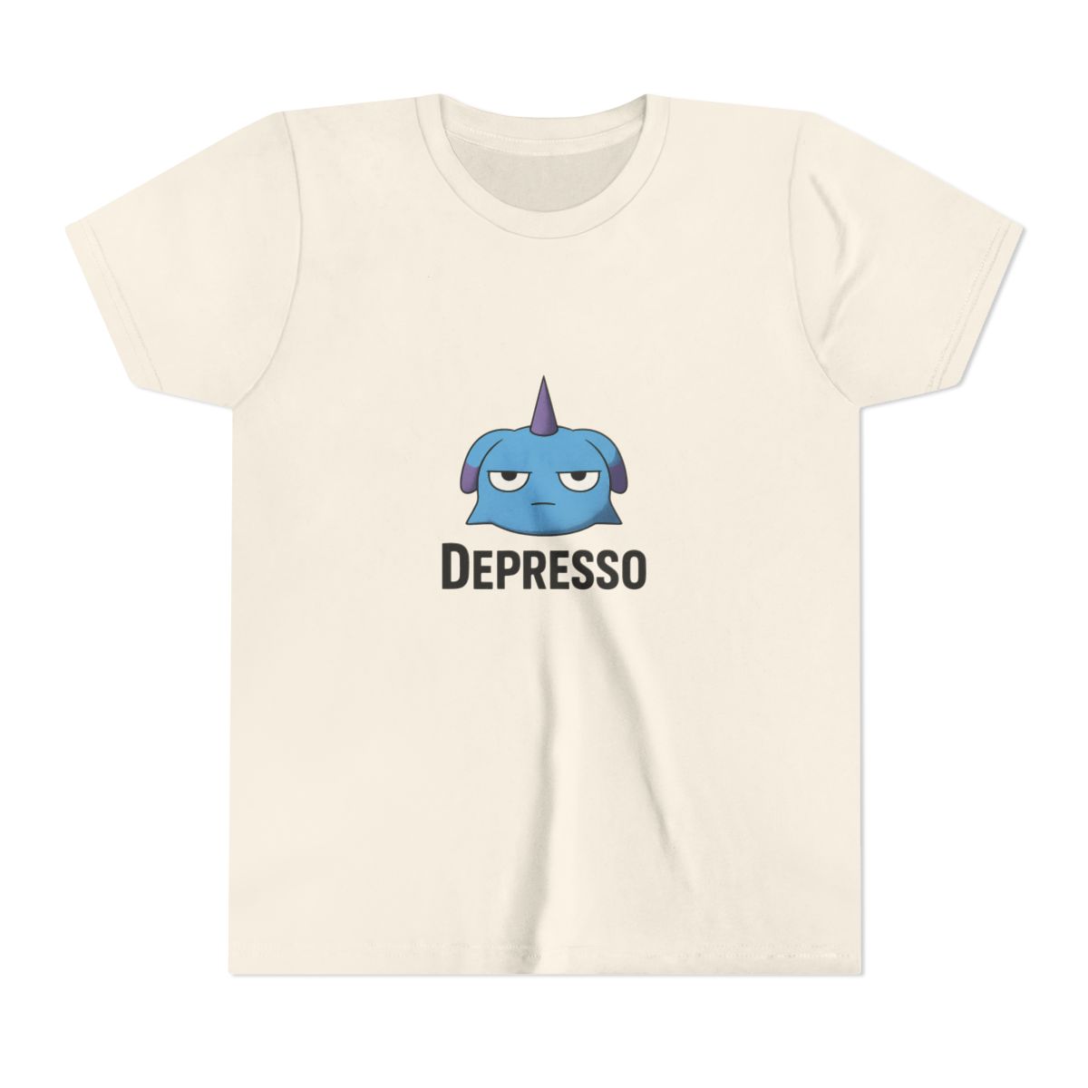 Depresso Gloomy Pal Palworld Gamer Kids T-Shirt - alternate angle 3, merchandise