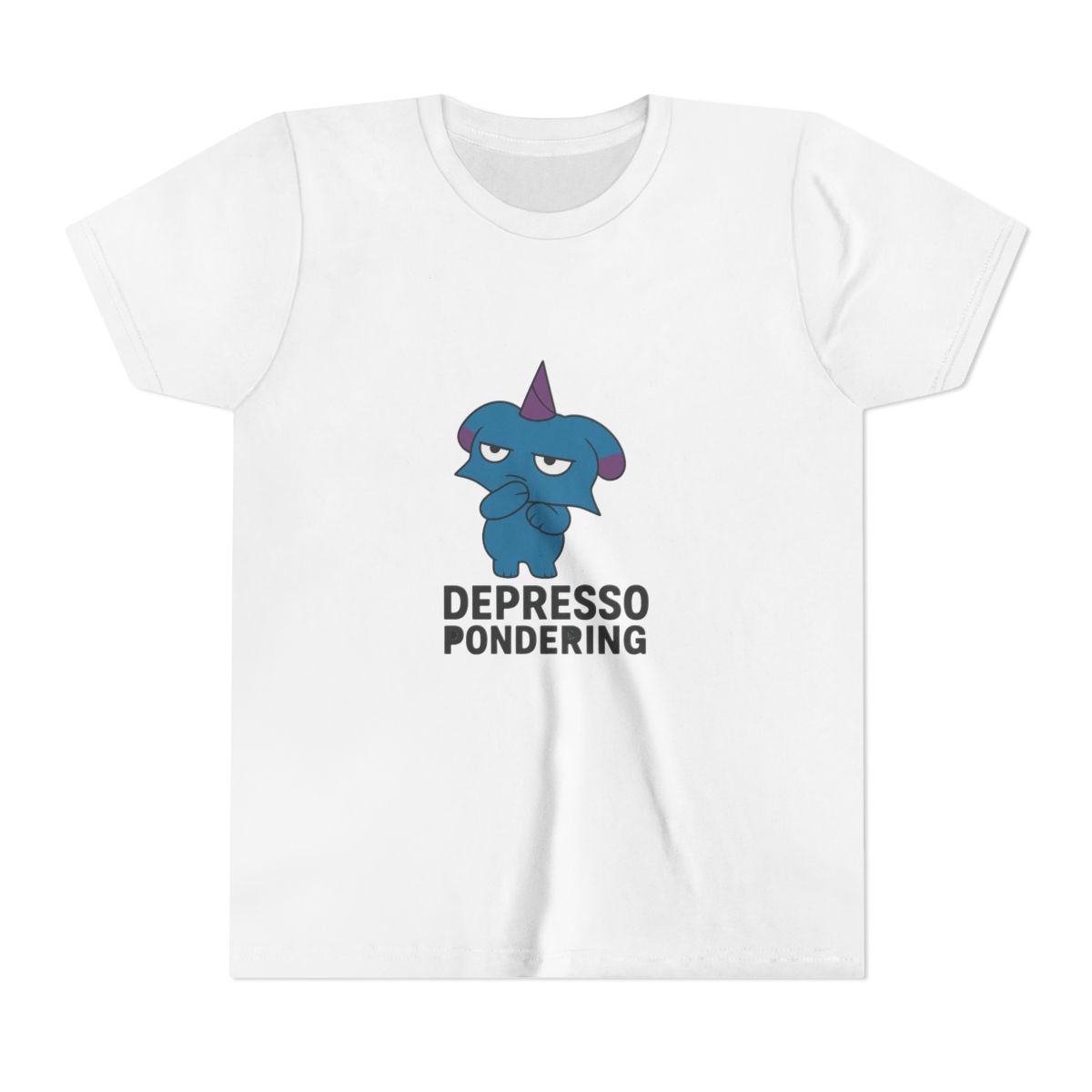 Depresso Pondering Palworld Funny Kids T-Shirt