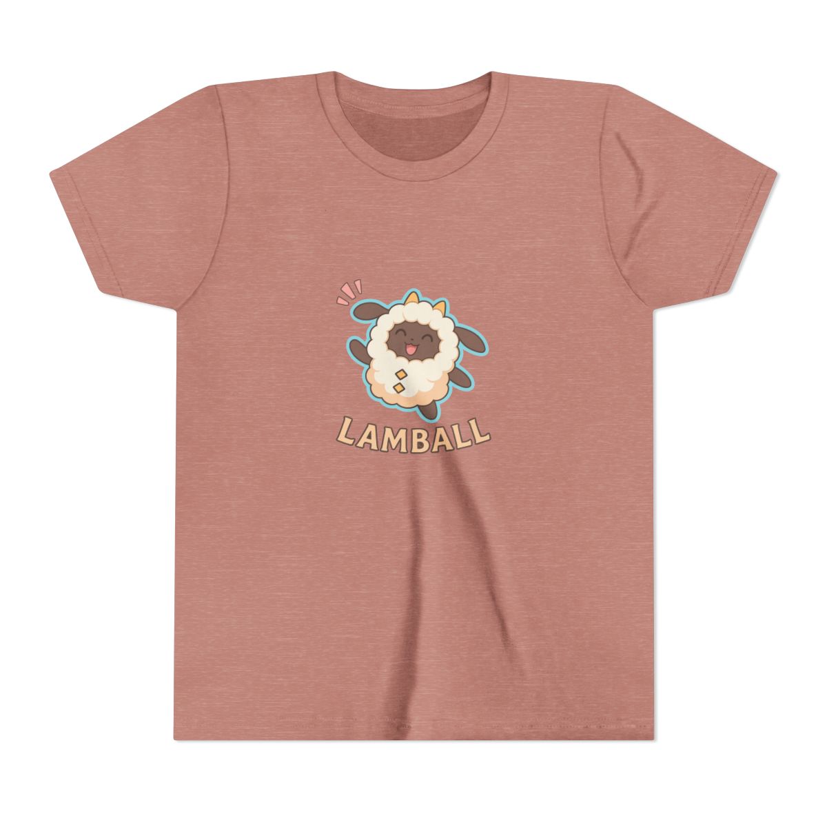 Lamball Palworld Adorable Creature Kids T-Shirt - alternate angle 2, merchandise
