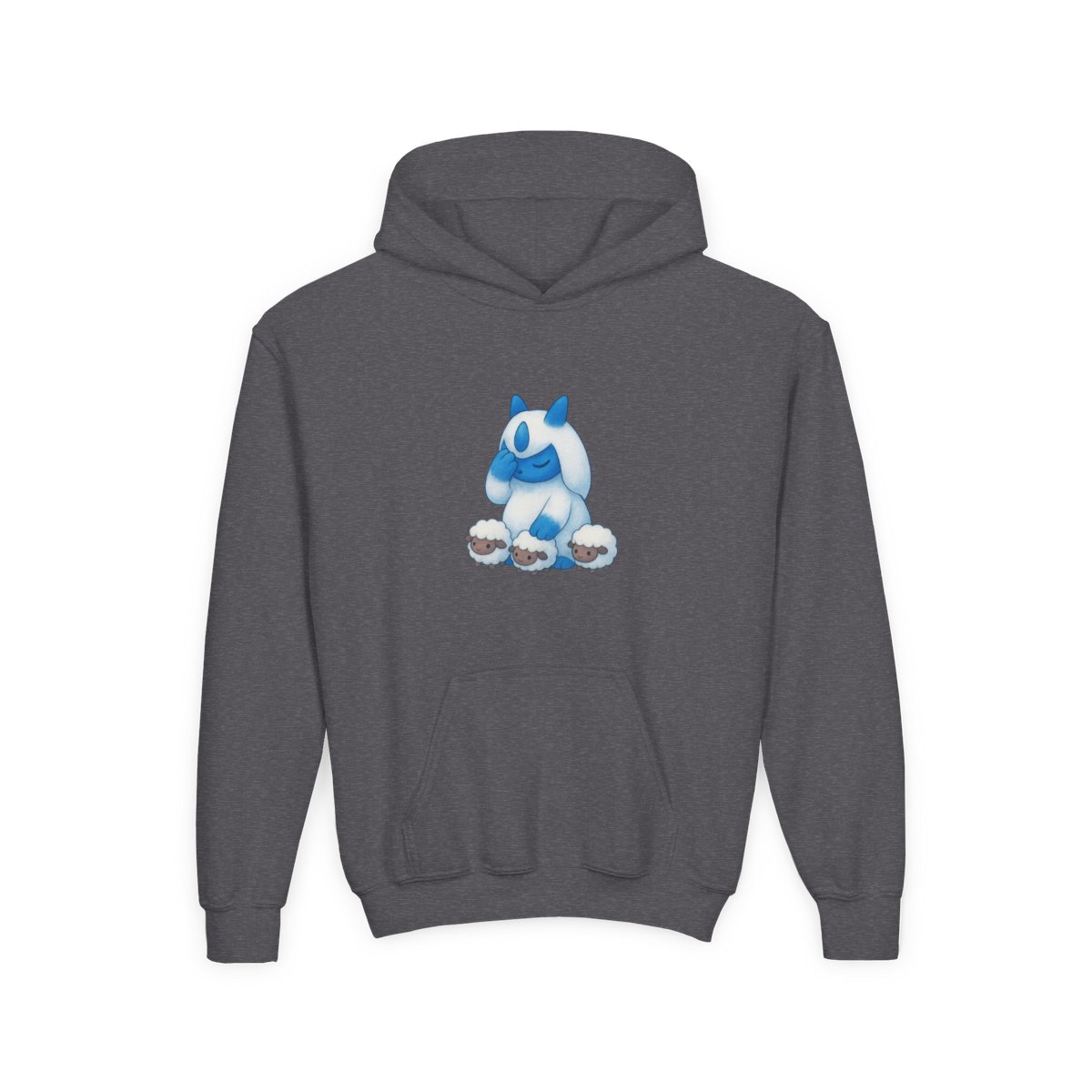 Lil Bo Lunaris and Lamball Palworld Kids Hoodie - alternate angle 4, merchandise
