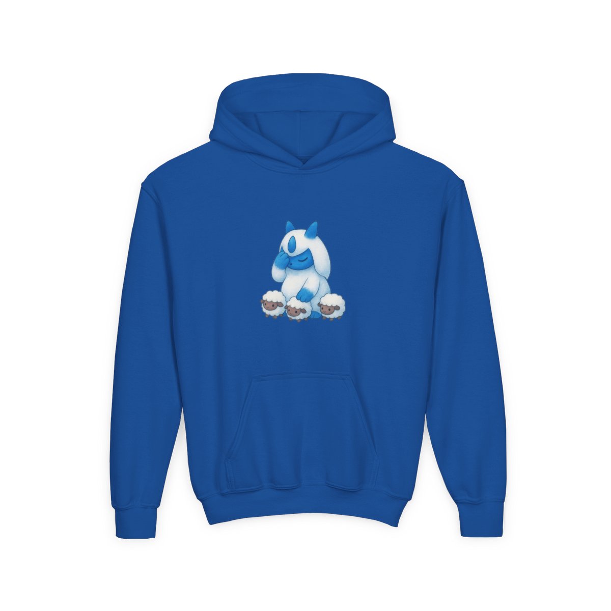 Lil Bo Lunaris and Lamball Palworld Kids Hoodie - alternate angle 5, merchandise