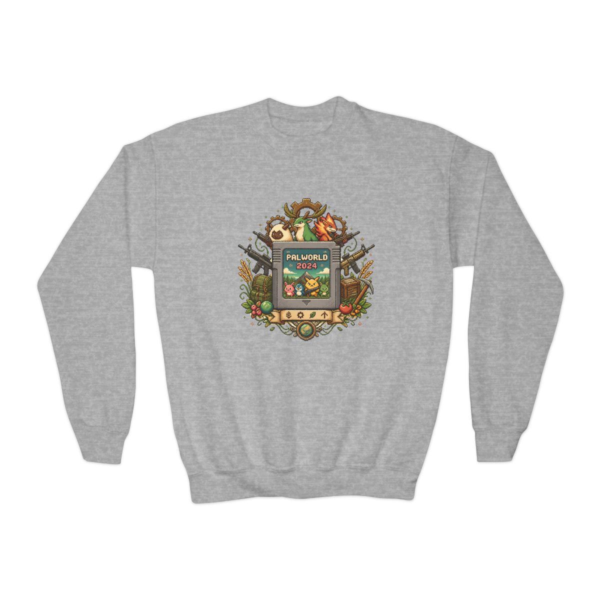 Palworld "Palworld 2024" Kids Crewneck