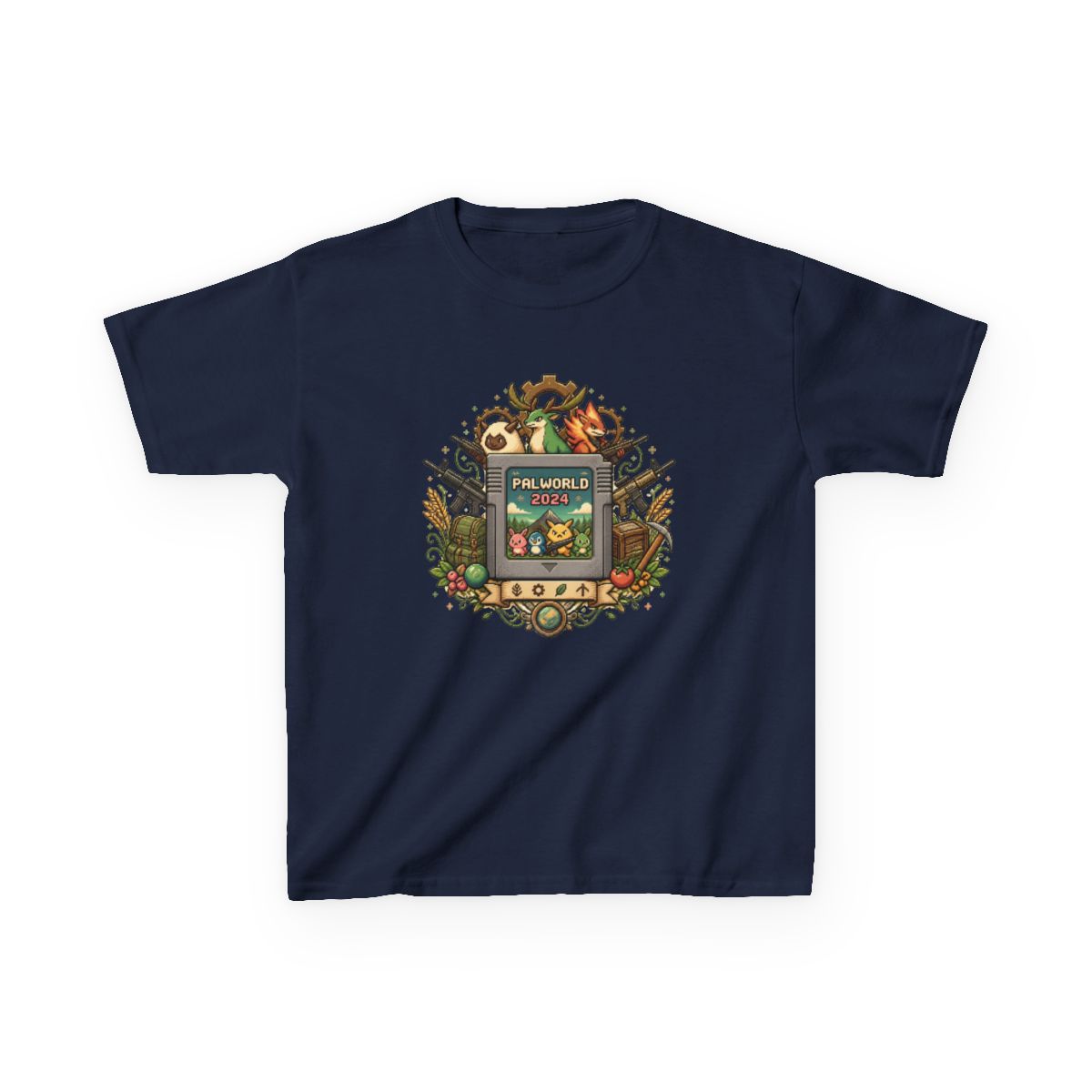 Palworld "Palworld 2024" Unisex Kids Tee - alternate angle 3, merchandise