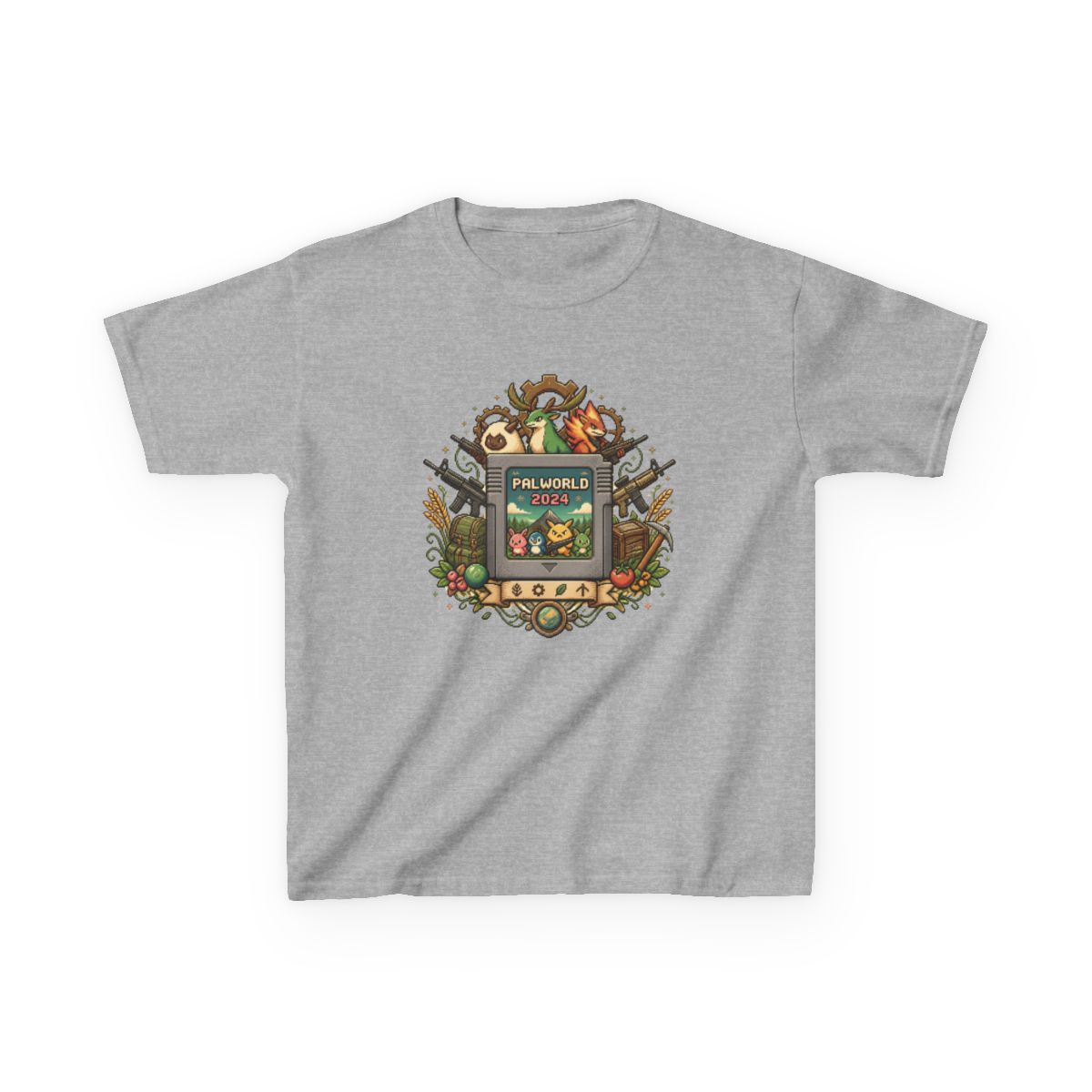 Palworld "Palworld 2024" Unisex Kids Tee - alternate angle 2, merchandise
