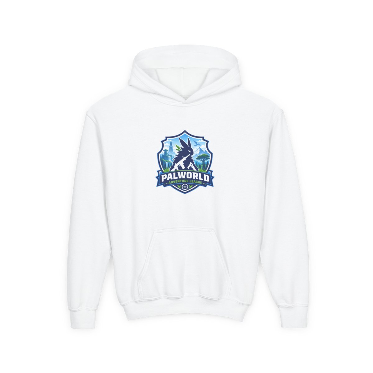 Palworld "Palworld Adventure League" Kids Hoodie - alternate angle 2, merchandise