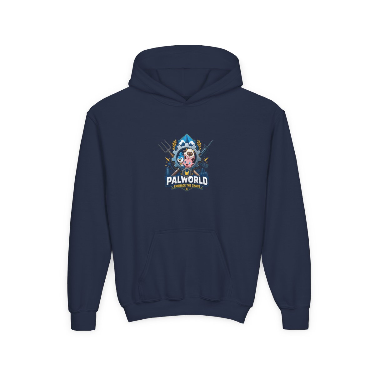 Palworld "Palworld: Embrace the Chaos" Kids Hoodie - alternate angle 3, merchandise