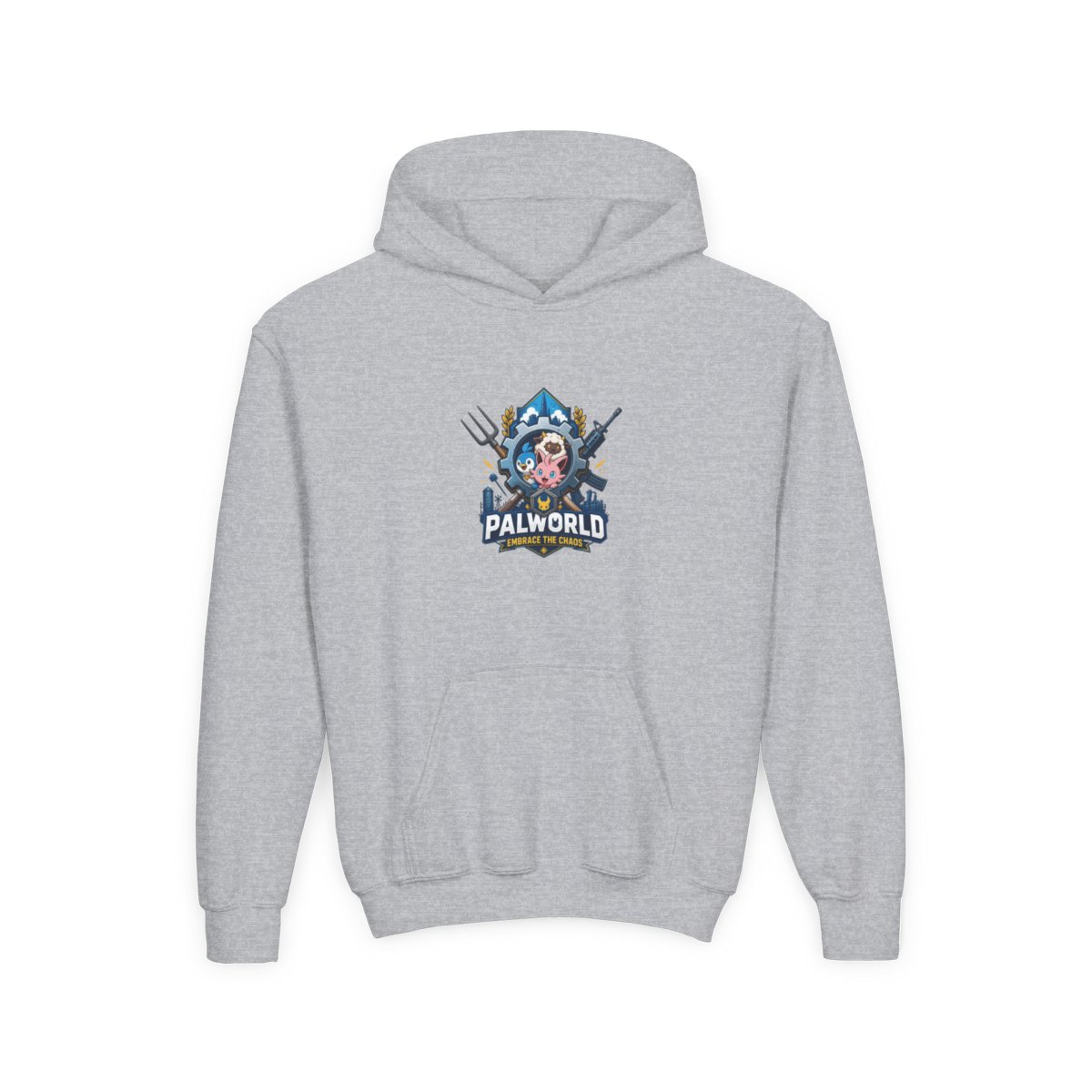 Palworld "Palworld: Embrace the Chaos" Kids Hoodie - alternate angle 2, merchandise