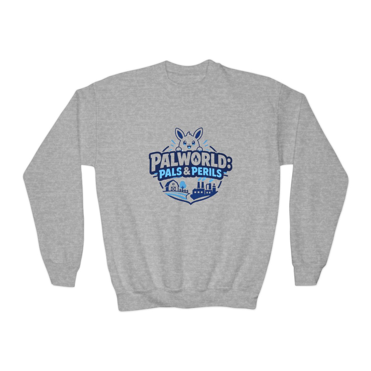 Palworld "Palworld: Pals & Perils" Kids Crewneck