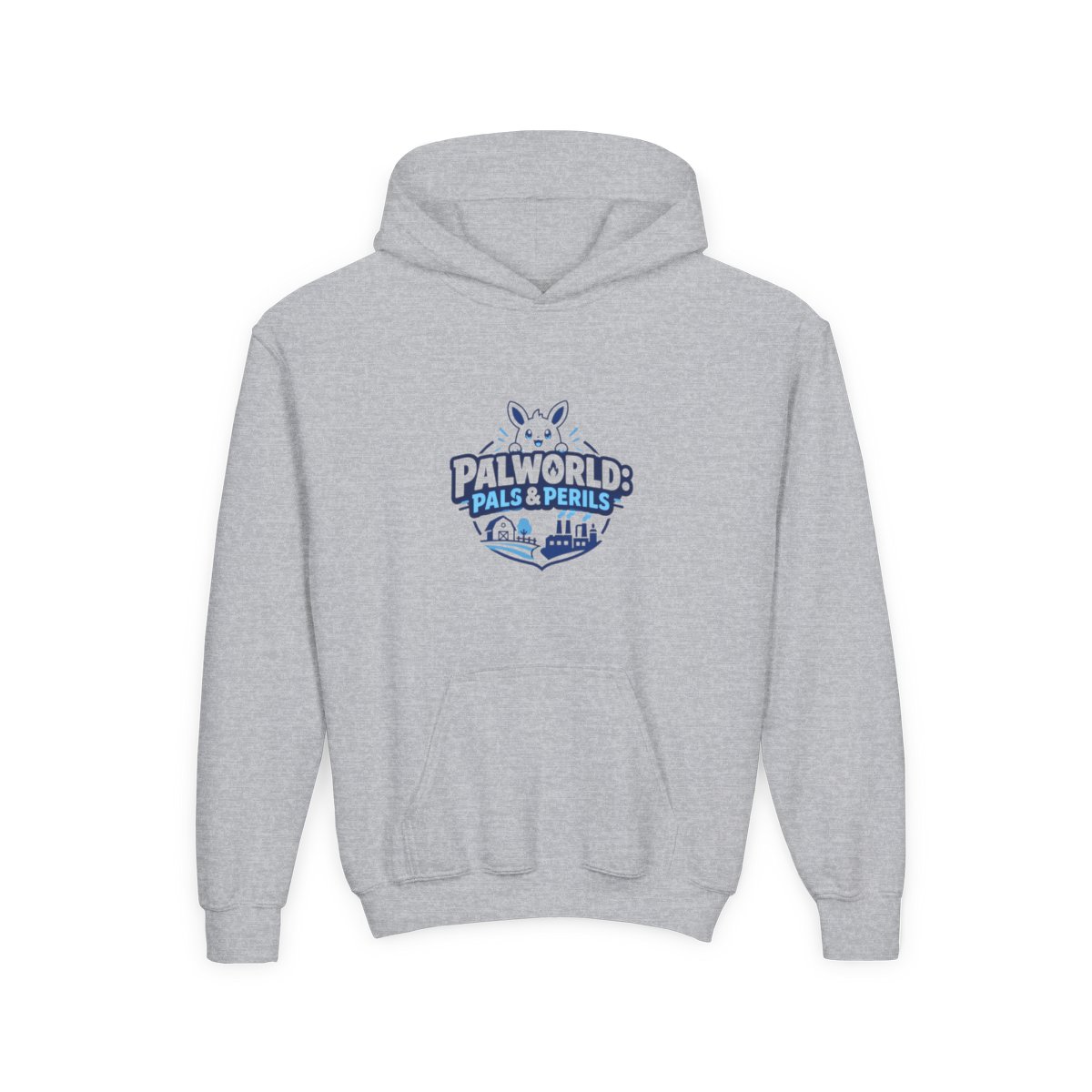 Palworld "Palworld: Pals & Perils" Kids Hoodie - alternate angle 2, merchandise