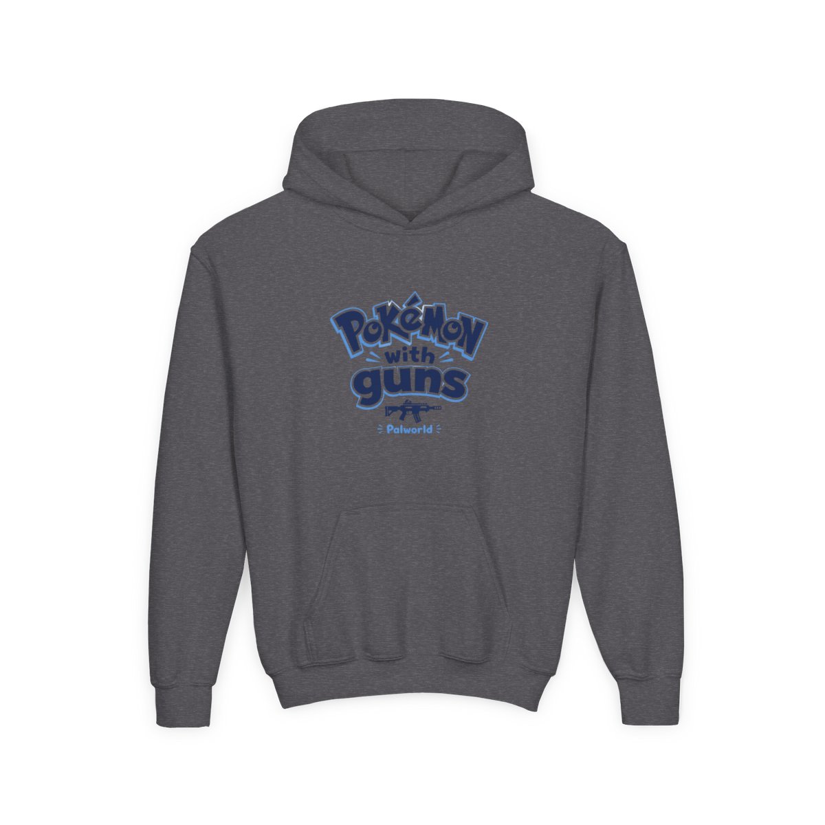 Palworld "Pokémon with guns" Kids Hoodie - alternate angle 3, merchandise