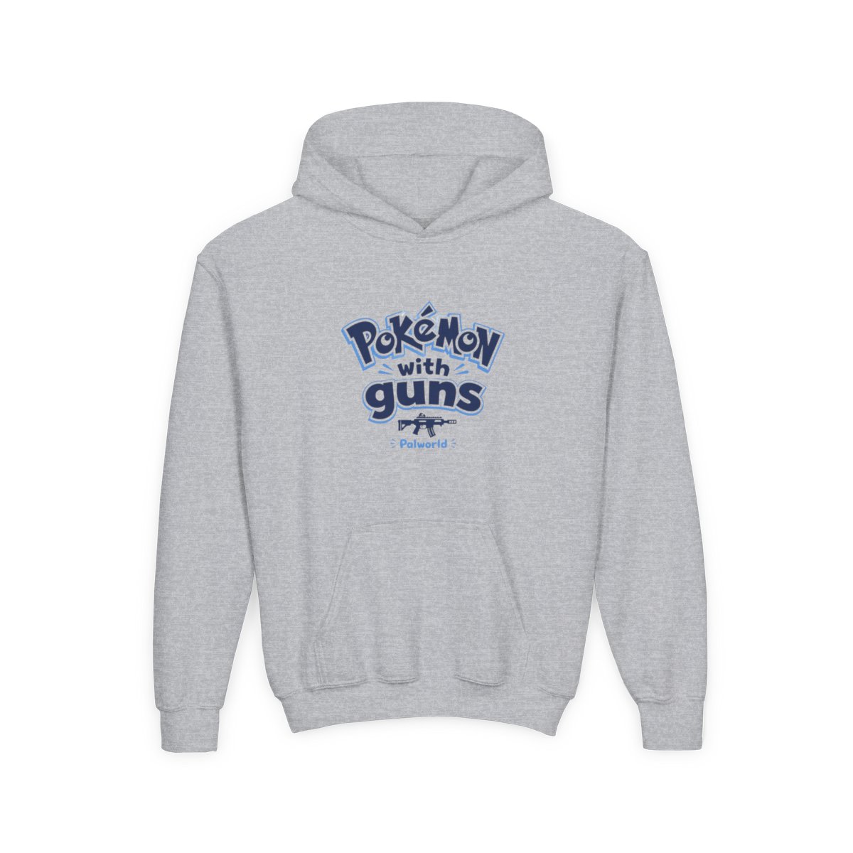 Palworld "Pokémon with guns" Kids Hoodie - alternate angle 2, merchandise