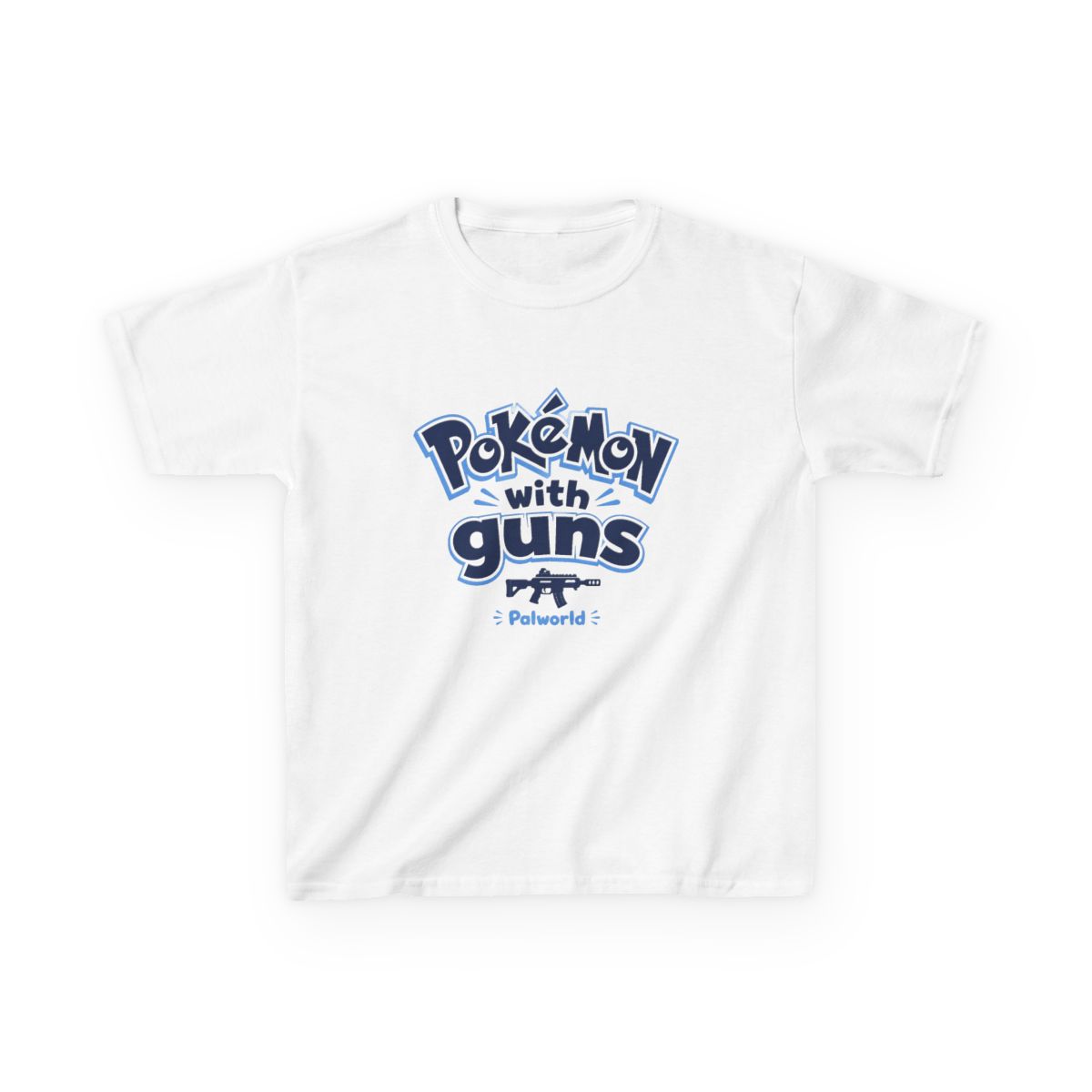 Palworld "Pokémon with guns" Unisex Kids Tee