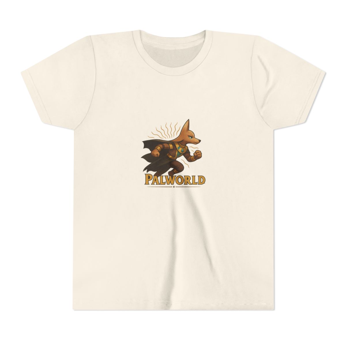 Palworld Anubis Fierce Jackal Gamer Kids T-Shirt - alternate angle 3, merchandise