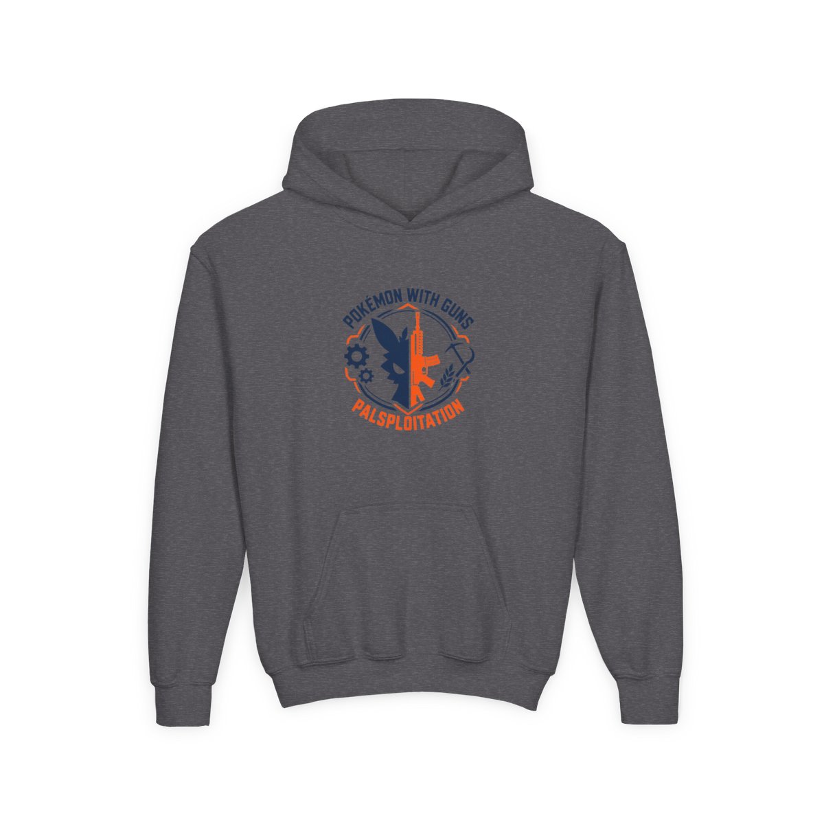 Palworld "Pokémon with Guns" Kids Hoodie - alternate angle 3, merchandise