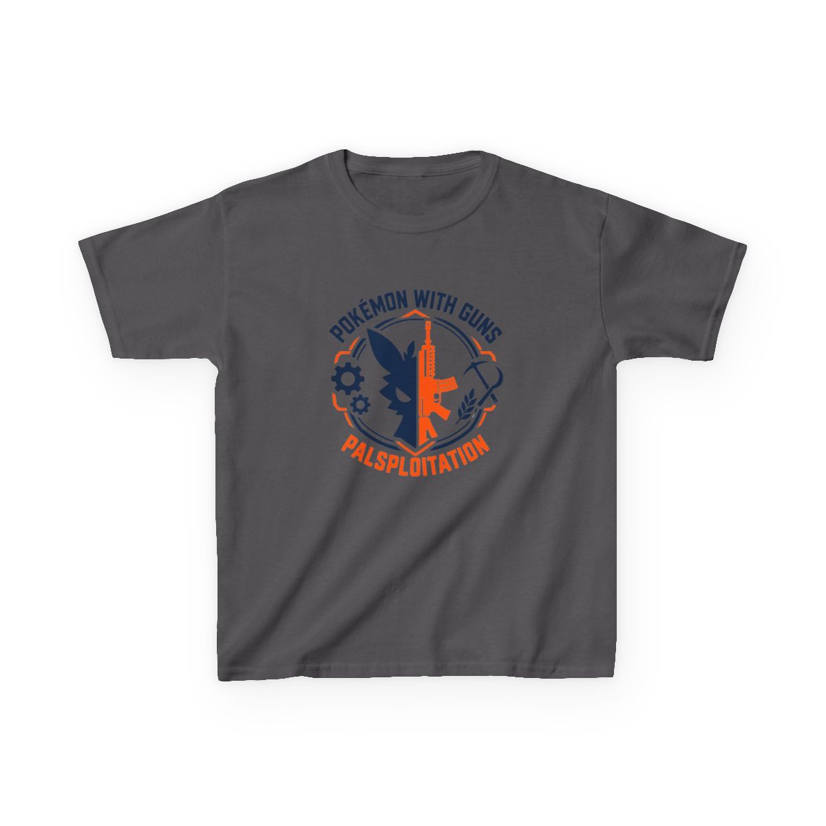 Palworld "Pokémon with Guns" Unisex Kids Tee - alternate angle 3, merchandise